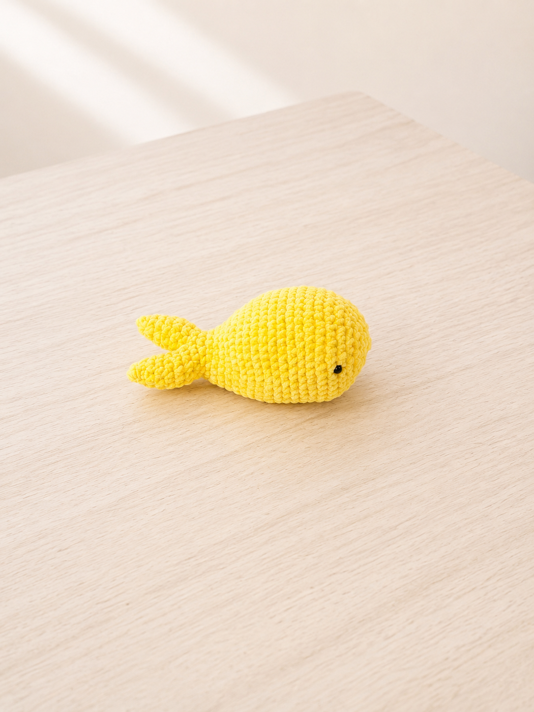 Sunny Seas Whale - yellow
