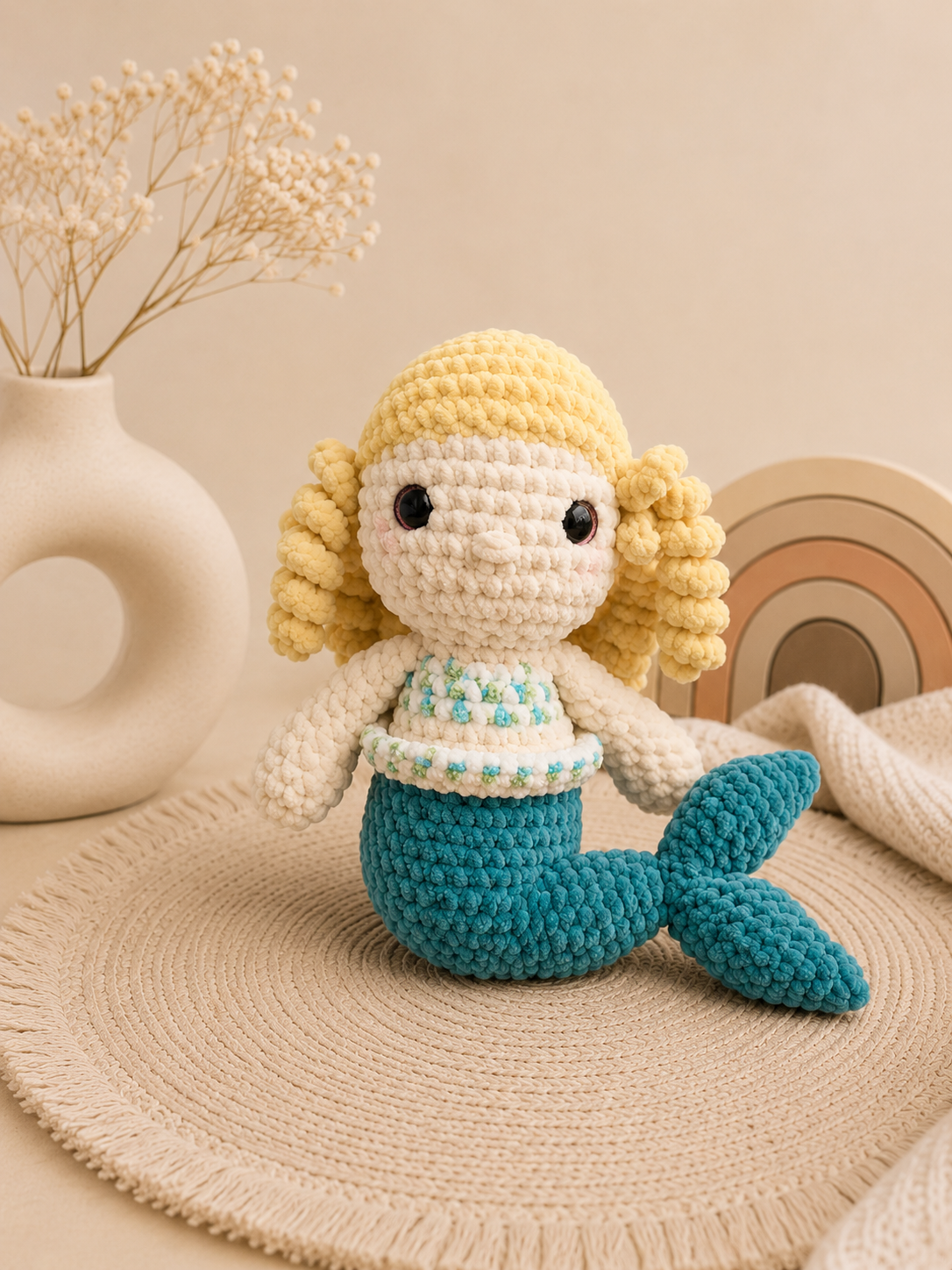 Sunny Seas Mermaid - Blonde Mermaid