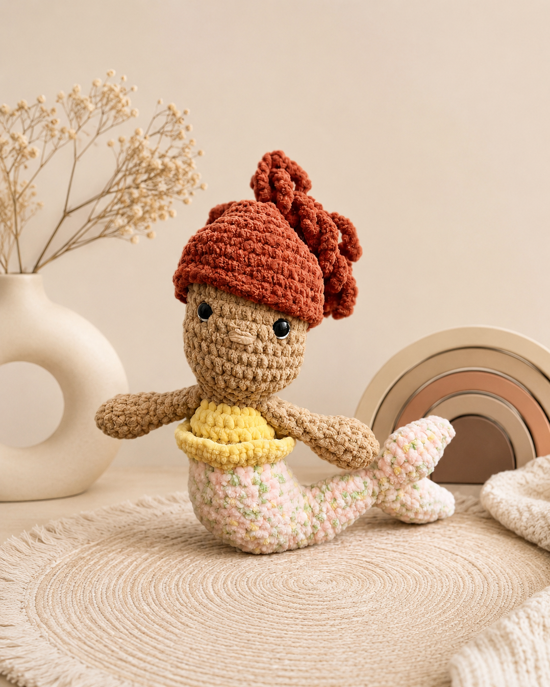 Sunny Seas Mermaid - Red Mermaid